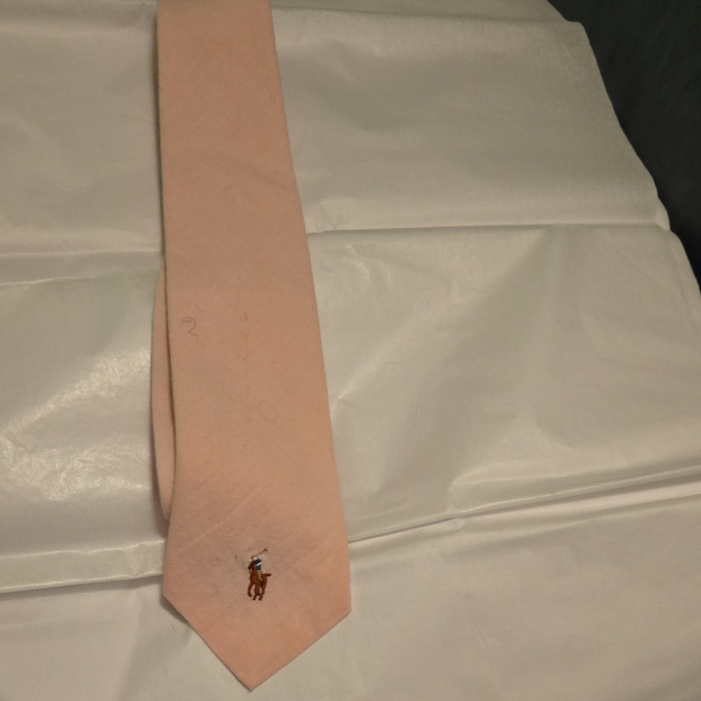 Pink Polo Ralph Lauren Tie